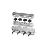 Holley 241-181 2-Piece Finned Valve Cover - Gen III/IV LS - Polished