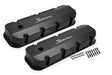 Holley 890004B Sniper Valve Cover - Fabricated Aluminum - BBC - Tall - Black