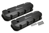 Holley 890004B Sniper Valve Cover - Fabricated Aluminum - BBC - Tall - Black