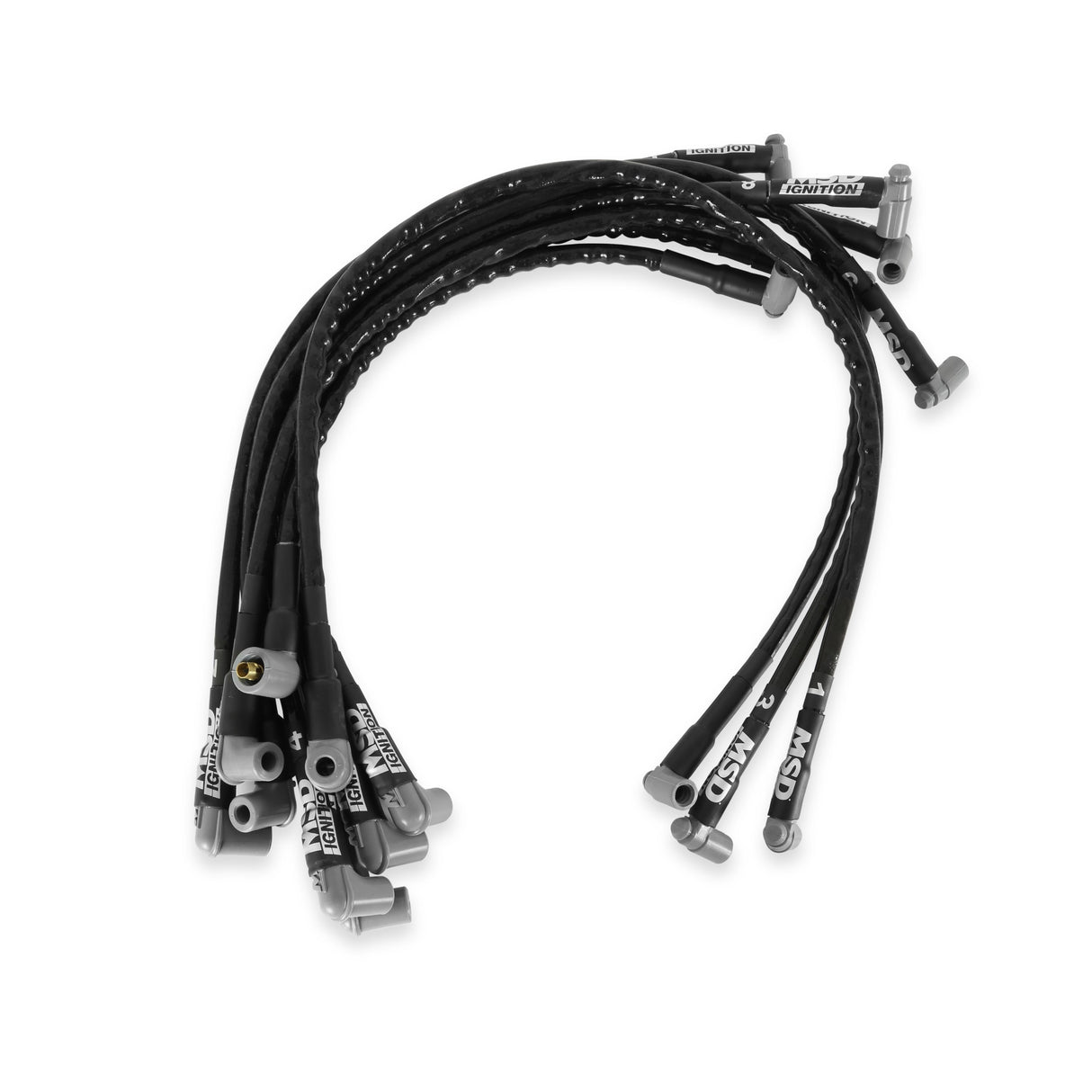 MSD Sleeved Spark Plug Wires for SBC over valve cover, HEI - 31351