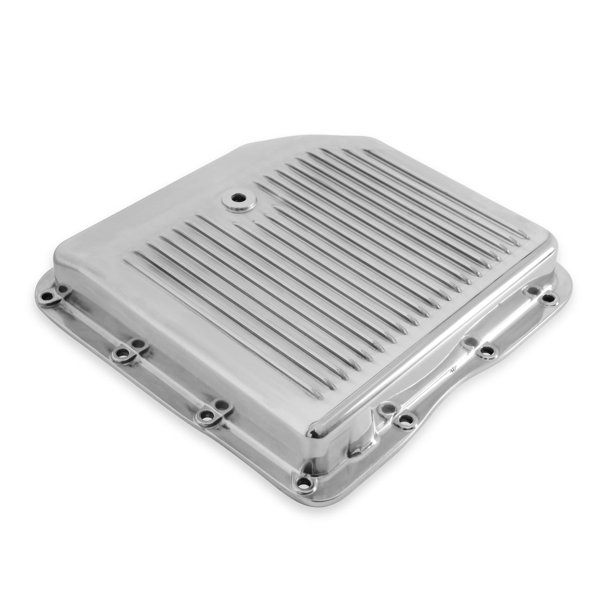 Mr Gasket Transmission Oil Pan - Polished Aluminum - 9791G