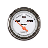 Classic Instruments VELOCITY WHITE 2IN WATER TEMP - VS26WSLC