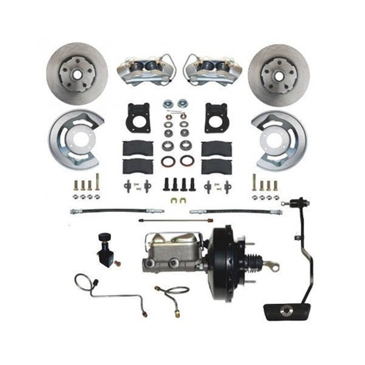 Scott Drake 1970 Power Disc Brake Conversion Kit With Automatic Transmissions - DBC-A133-A