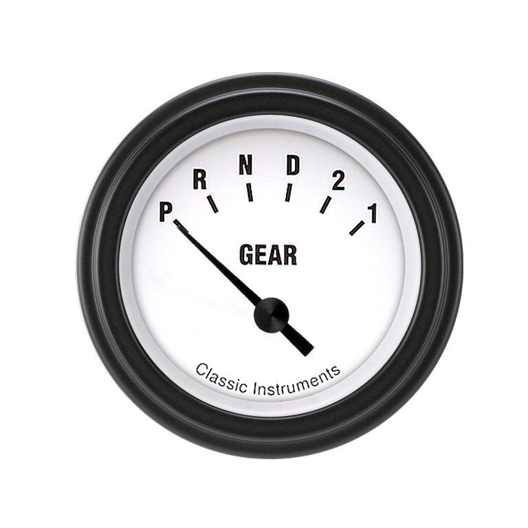 Classic Instruments White Hot 2-1/8" Gear Select FRD/GM - WH07BLF