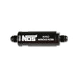 NOS In-Line Hi-Flow Nitrous Filter, 6AN - Black - 15556NOS