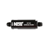 NOS In-Line Hi-Flow Nitrous Filter, 6AN - Black - 15556NOS