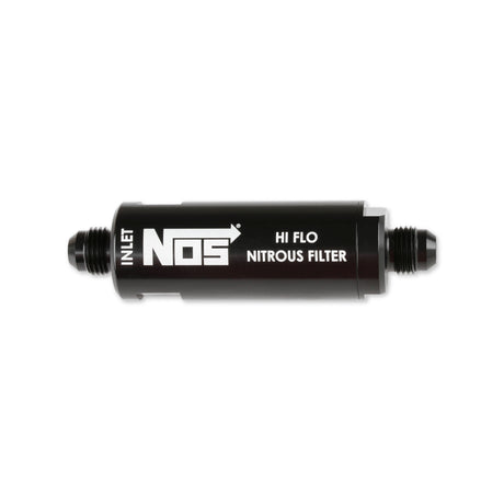NOS In-Line Hi-Flow Nitrous Filter, 6AN - Black - 15556NOS