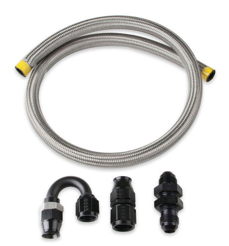 NOS 180 Degree Nitrous Bottle Blowdown Hose Kit w/ Straight Exit Fitting - 16597NOS