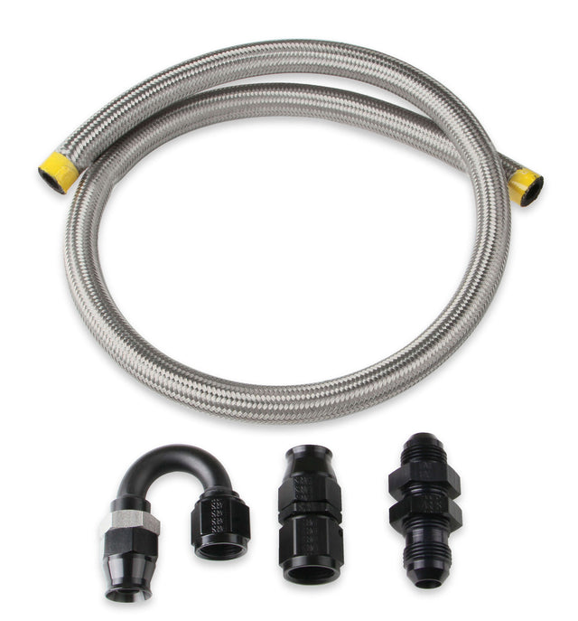 NOS 180 Degree Nitrous Bottle Blowdown Hose Kit w/ Straight Exit Fitting - 16597NOS