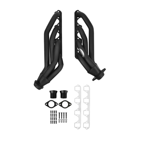 Scott Drake Shorty Headers 1-5/8" Black High Temp Painted - C5ZZ-9430-BK-SH