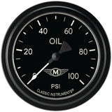 Classic Instruments Moal Bomber 2-5/8" Oil Pressure Gauge - MA381BLF