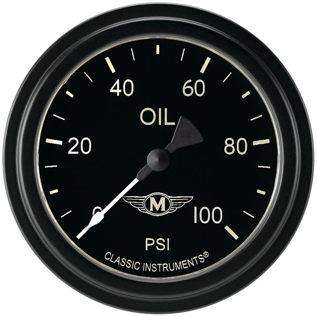Classic Instruments Moal Bomber 2-5/8" Oil Pressure Gauge - MA381BLF