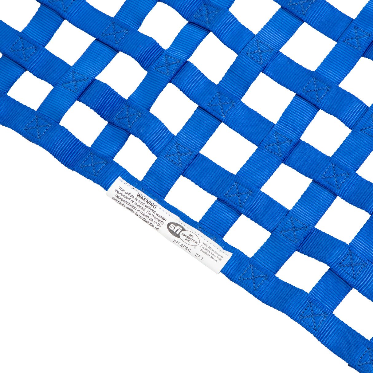 Simpson Standard Stock Car Window Net - 36003BL