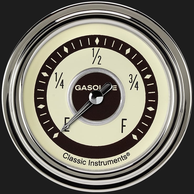 Classic Instruments Nostalgia VT 2 5/8" Fuel Gauge - NT309SLC