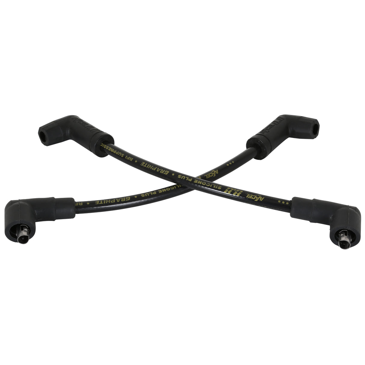 ACCEL Custom Wire Set - 82-94 Dyna FXR, FXRS, FXRT - 8.8mm - Spiral Core - Black - 172082K