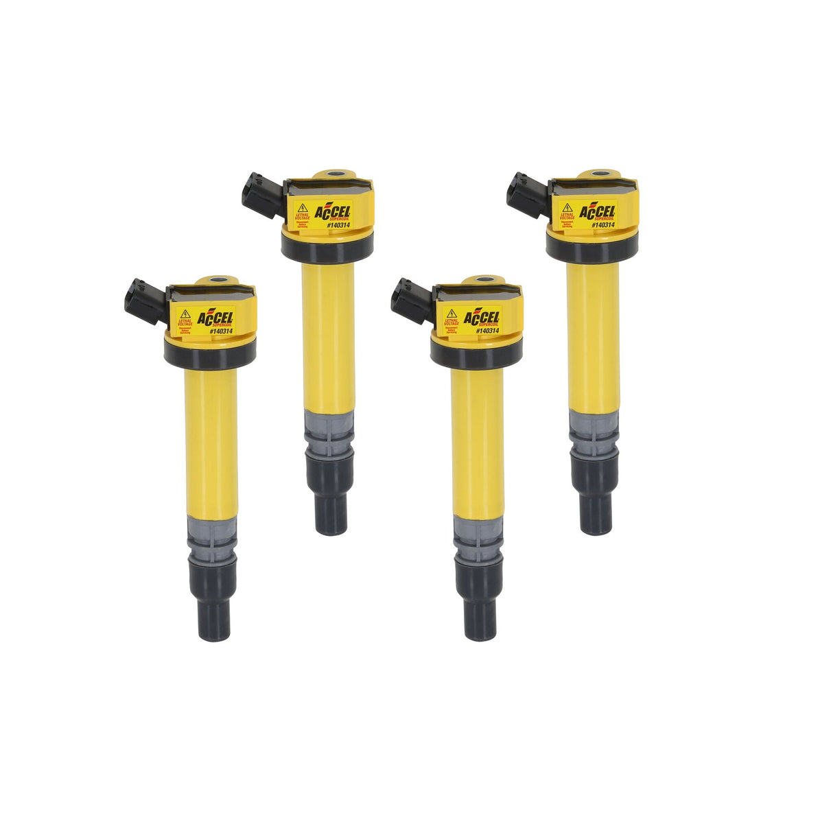 ACCEL Ignition Coil - SuperCoil - Toyota 1.8L - I4 - 4-Pack - 140314-4
