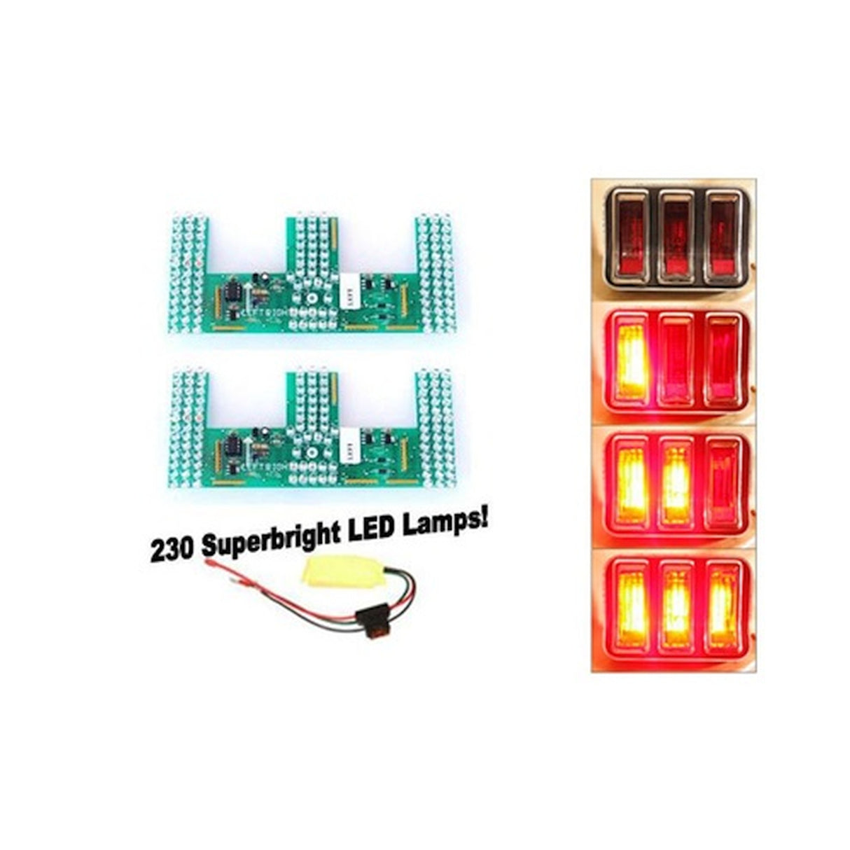 Scott Drake LED Sequential Tail Light Kit, Super Bright - SD-6004-UB