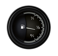 Classic Instruments AutoCross Gray 2-1/8" Fuel Level Gauge - AX14GBLF