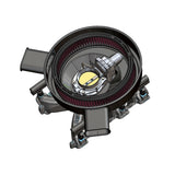 Holley 120-520 RetroFilter Drive-By-Wire Air Cleaner - 14-Inch Diameter - Dual Snorkel - Chrome