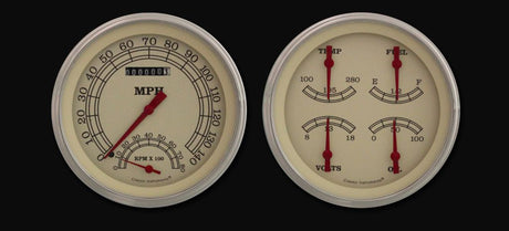Classic Instruments Vintage Series Two Gauge Set - VT62SLF