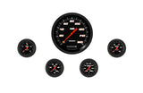 Classic Instruments Velocity Black Five Gauge Set 154 - VS154BBLF