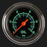 Classic Instruments G/Stock 2 1/8" Oil Pressure Gauge - GS181SLF