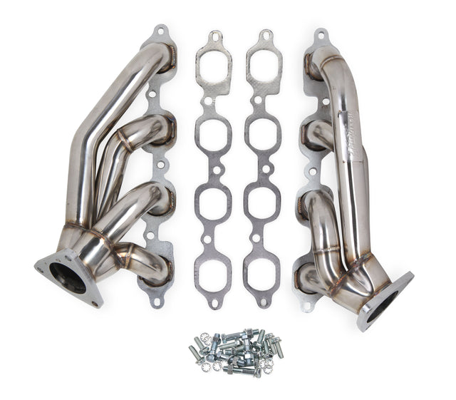 Flowtech Shorty LT Headers - Polished Finish - 11549FLT