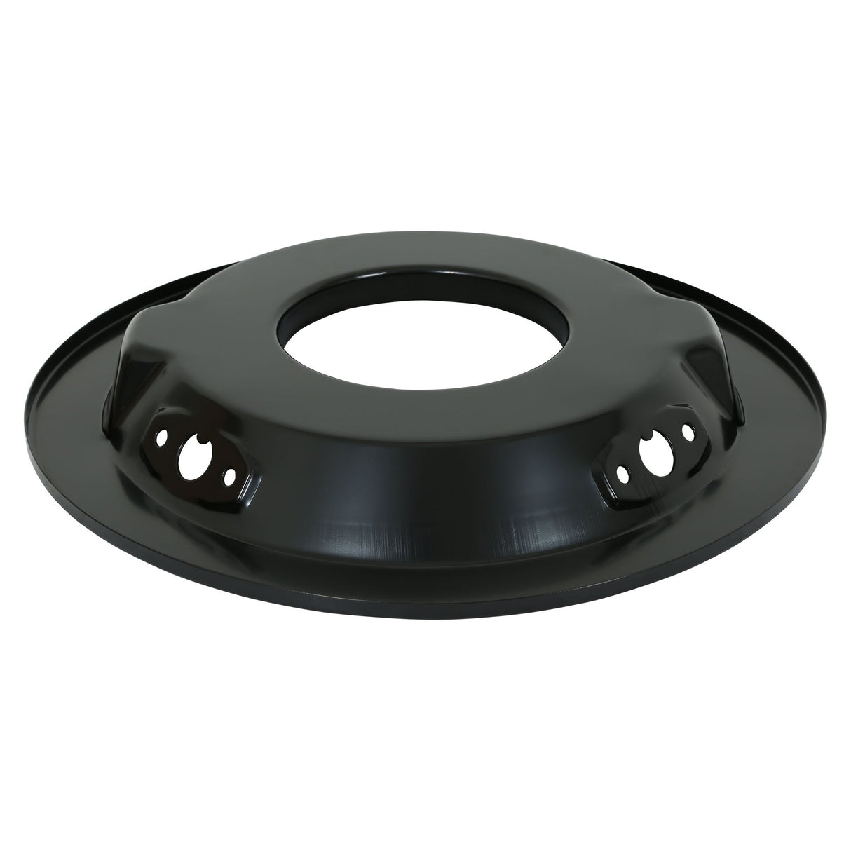 Holley 120-153 Finned Vintage Style Air Cleaner - 14" Diameter x 3" Tall - Round