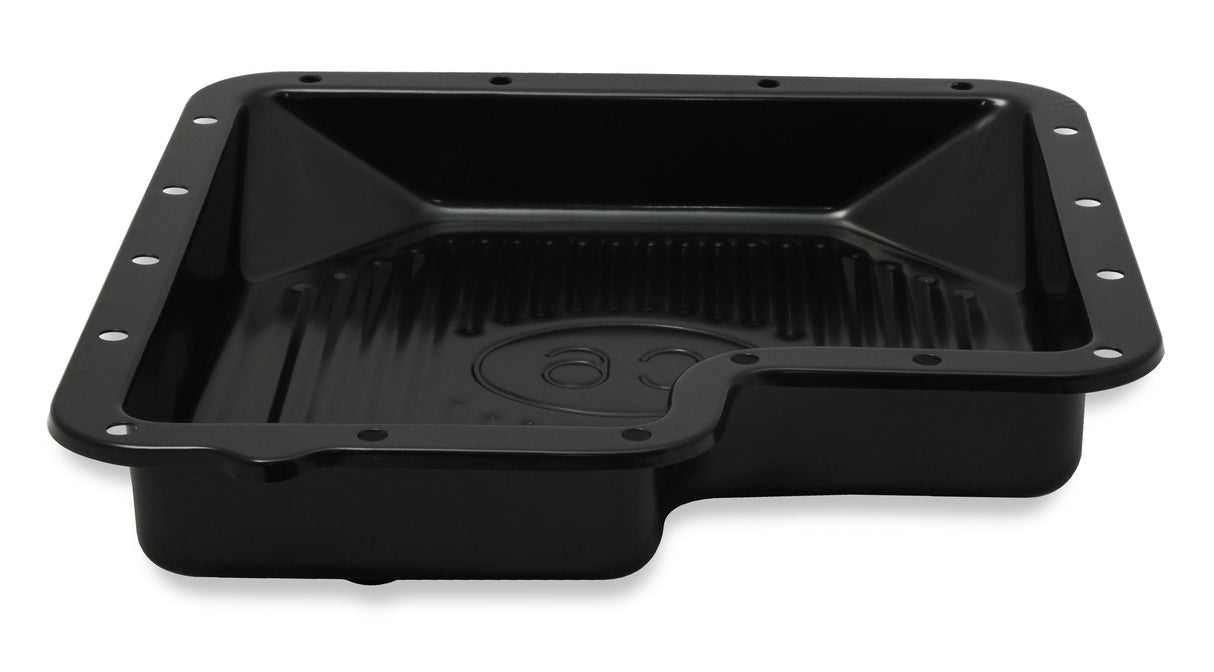 Mr Gasket Transmission Oil Pan - Black Steel - 9756BMRG