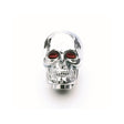 Mr Gasket Shifter Knob - Chrome - Skull With Red Eyes - 9628