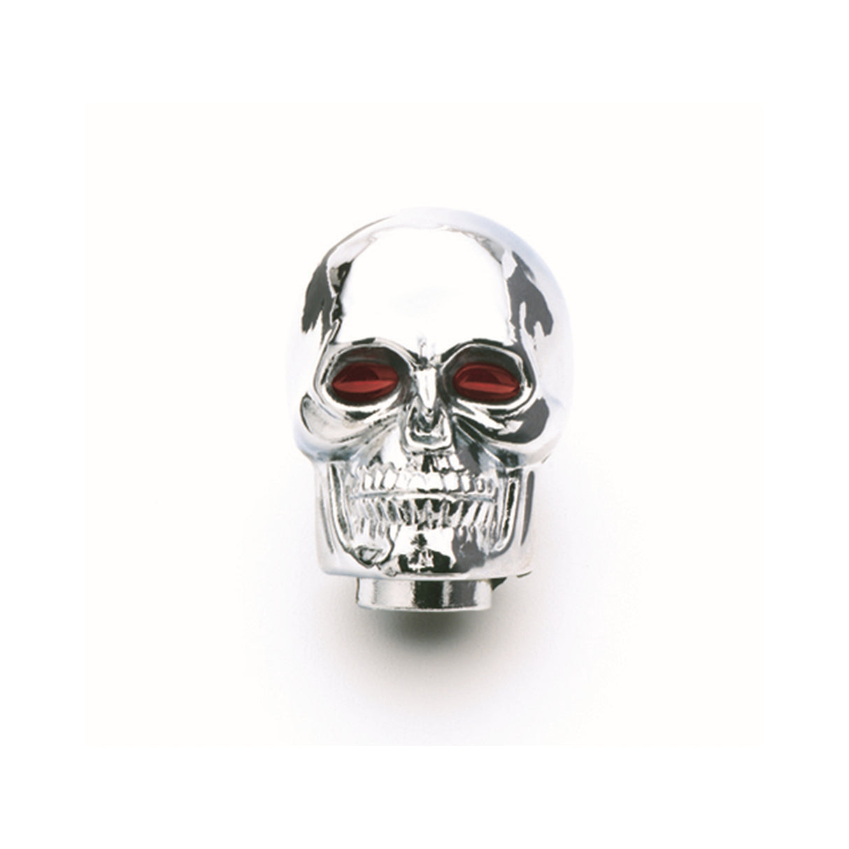 Mr Gasket Shifter Knob - Chrome - Skull With Red Eyes - 9628