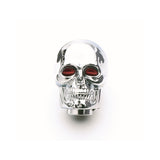Mr Gasket Shifter Knob - Chrome - Skull With Red Eyes - 9628