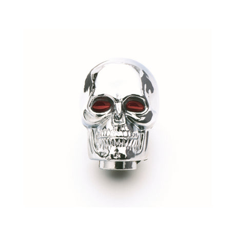 Mr Gasket Mr. Gasket Shifter Knob - Chrome - Skull With Red Eyes - 9628