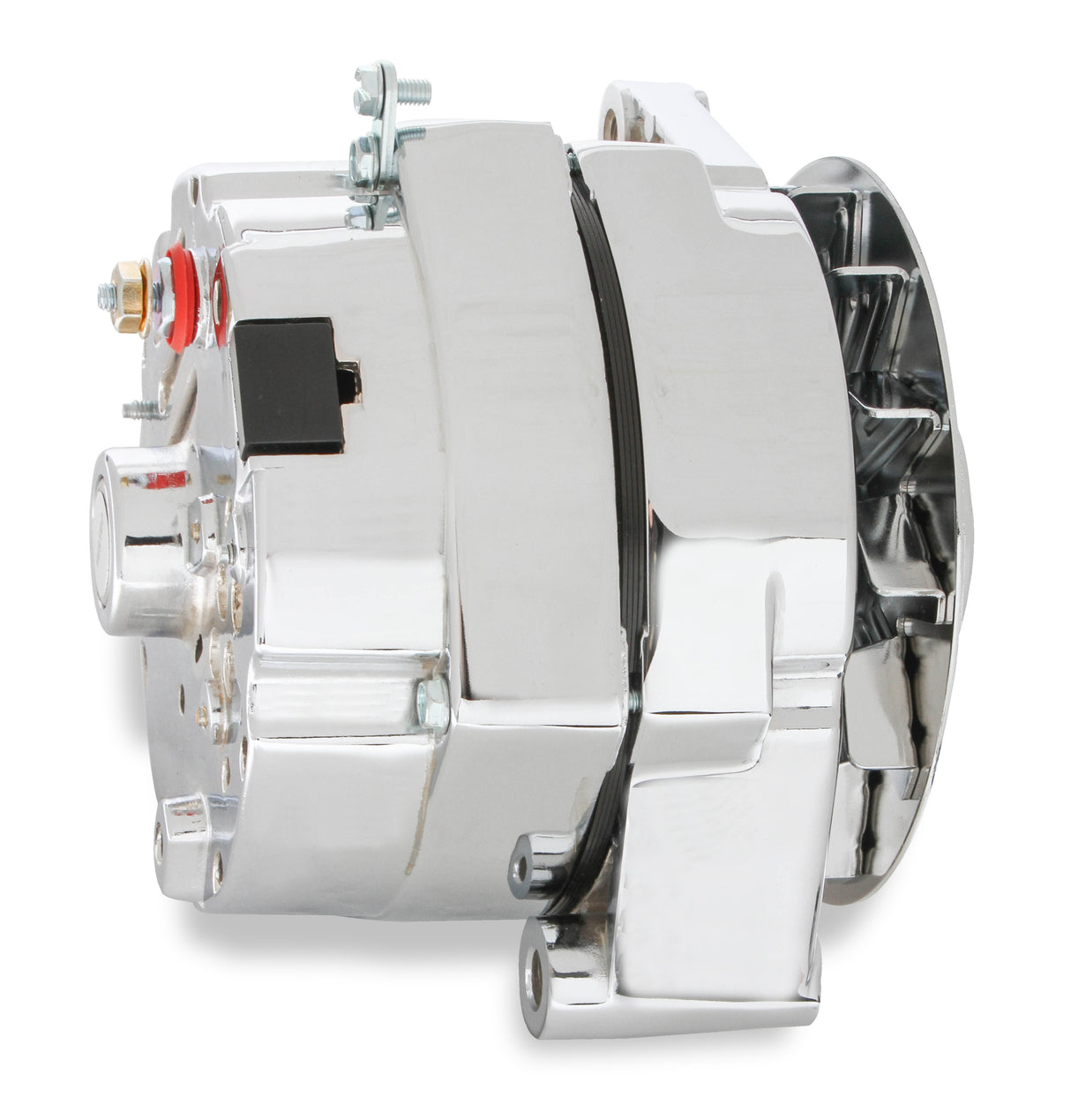Mr Gasket 1-Wire Alternator - 140 Amp - Chrome Finish - 51203CG