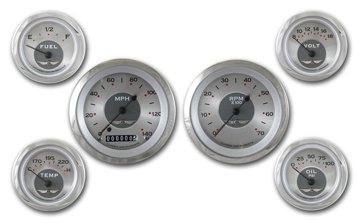 Classic Instruments All American 6 Gauge Set - AW01SRC