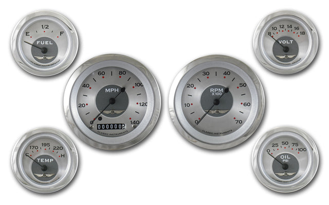 Classic Instruments All American 6 Gauge Set - AW01SRC