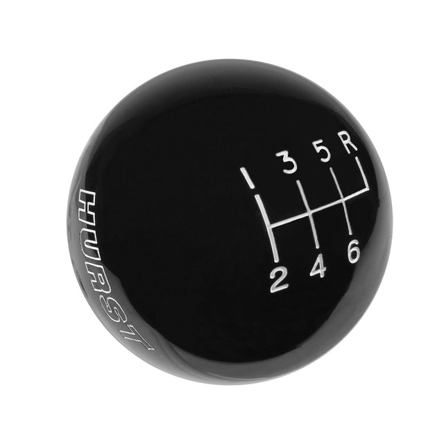Hurst Shift Knob - 6-Speed - Black - 1630156