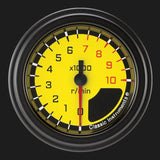 Classic Instruments AutoCross Yellow 2 1/8" Tachometer - AX183YBLF