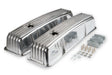 Mr Gasket Cast Aluminum Finned Valve Covers - Polished - 6855G