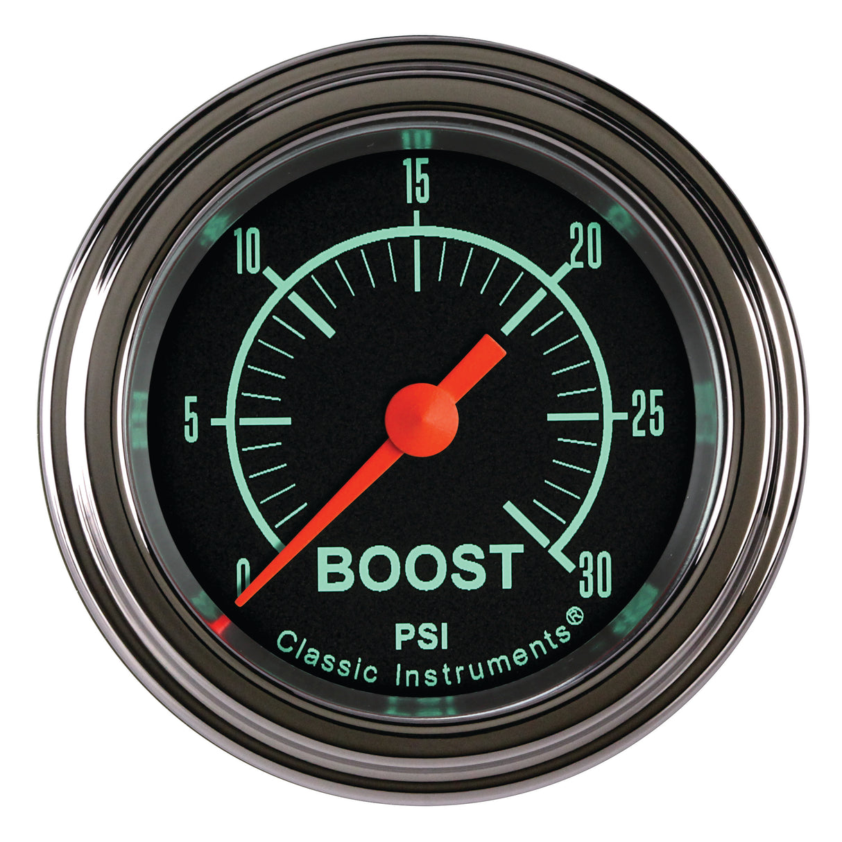 Classic Instruments G/Stock 2-1/8" Boost Gauge (30 PSI) - GS142SLF