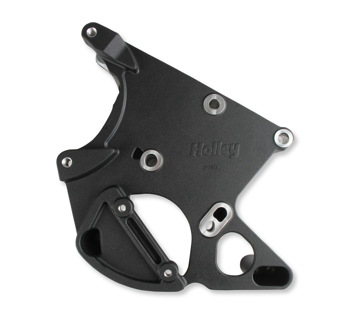 Holley 20-136BK LS/LT High-Mount Complete Accessory Drive Kit- Black Finish