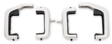 Scott Drake Bronco Stainless Steel Radiator Bracket Set (4 Row) - C6TZ-8A193-4SK