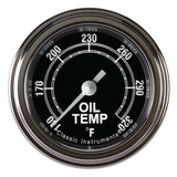 Classic Instruments Traditional 2-1/8" Oil Temperature Gauge - TR128SLF