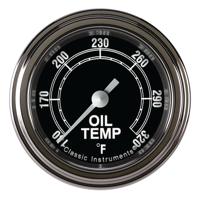 Classic Instruments Traditional 2-1/8" Oil Temperature Gauge - TR128SLF