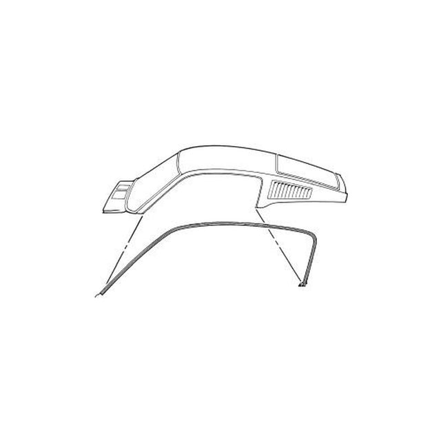 Scott Drake Fastback Roof Rail Seal - C7ZZ-6351222-3A