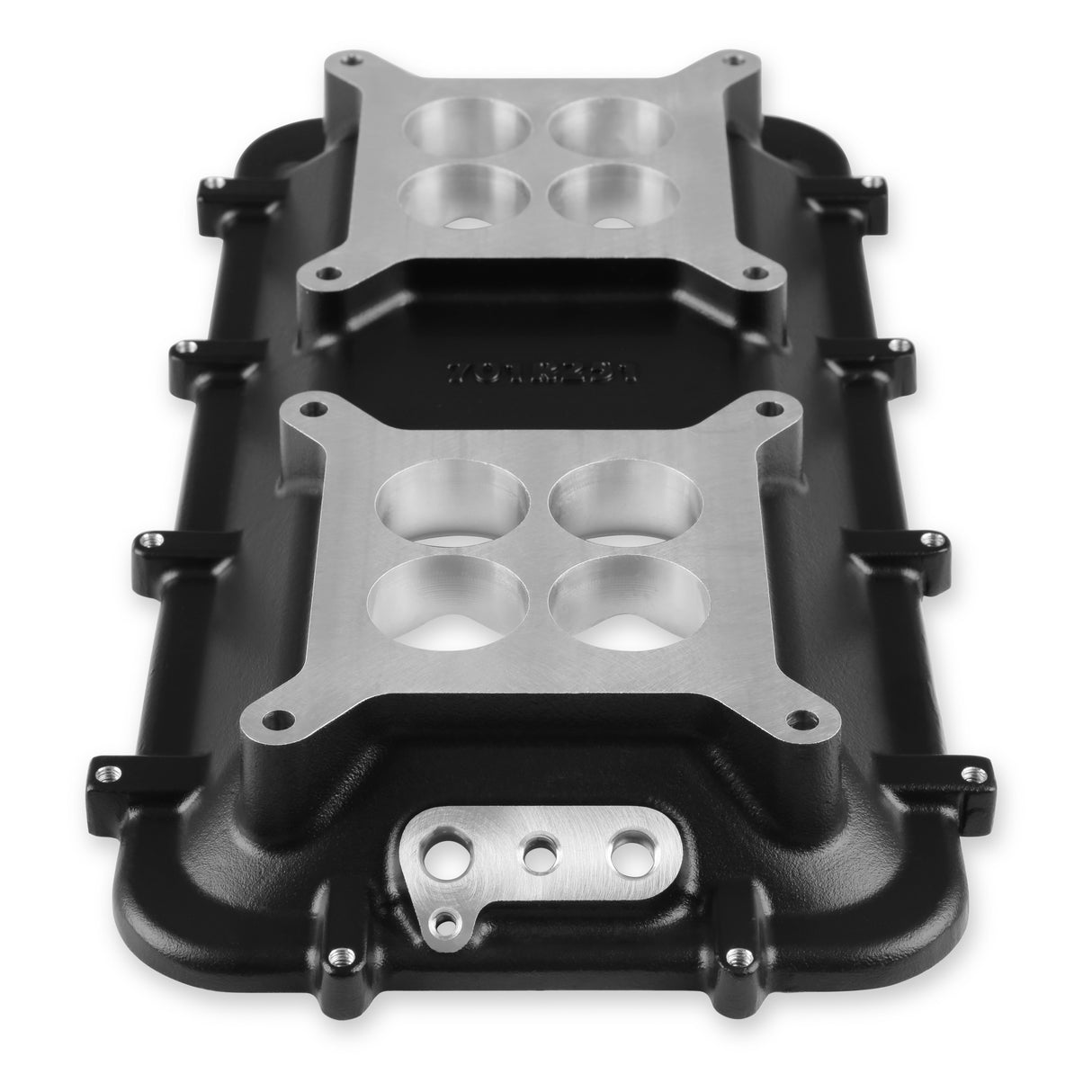 Holley 300-267BK Mid-Rise Plenum Base Adapter Kit - Black