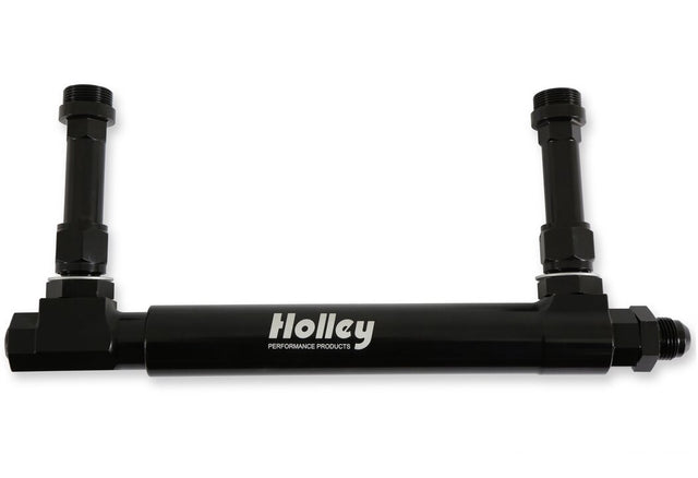 Holley 34-39 Black Anodized Adjustable Billet Fuel Line