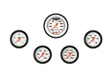 Classic Instruments Velocity White Five Gauge Set 335 - VS335WBLF
