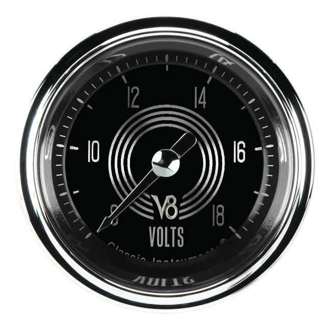 Classic Instruments V8 Speedster 2-1/8" Volt Gauge - V8SR130SHC
