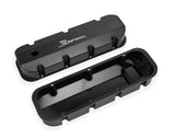 Holley 890004B Sniper Valve Cover - Fabricated Aluminum - BBC - Tall - Black